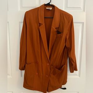 Vintage Sue Brett Blazer with handkerchief detail. Size XL